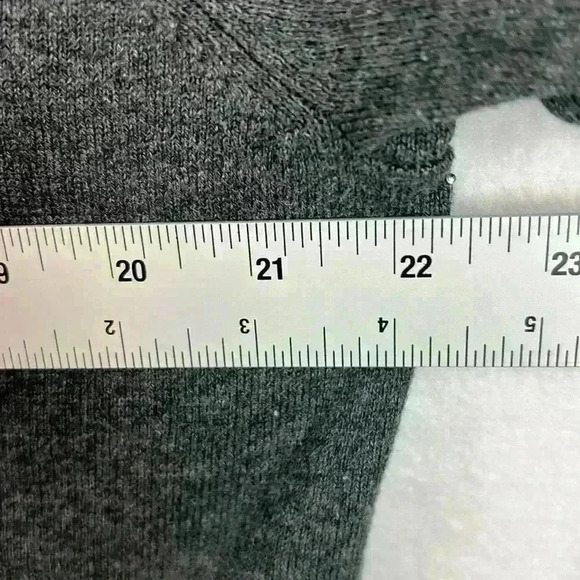 GAP Women’s Sweater Sz XL Gray Scoop Neck Cotton Cozy Party Holiday Evening - Picture 6 of 7